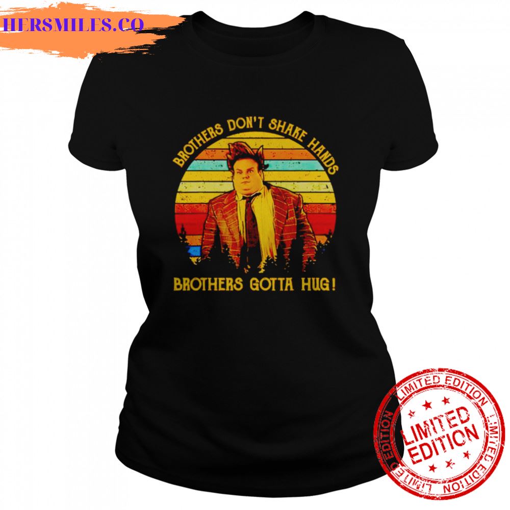 aBrothers don’t shake hands brothers gotta hug vintage shirt aBrothers don’t shake hands brothers gotta hug vintage shirt