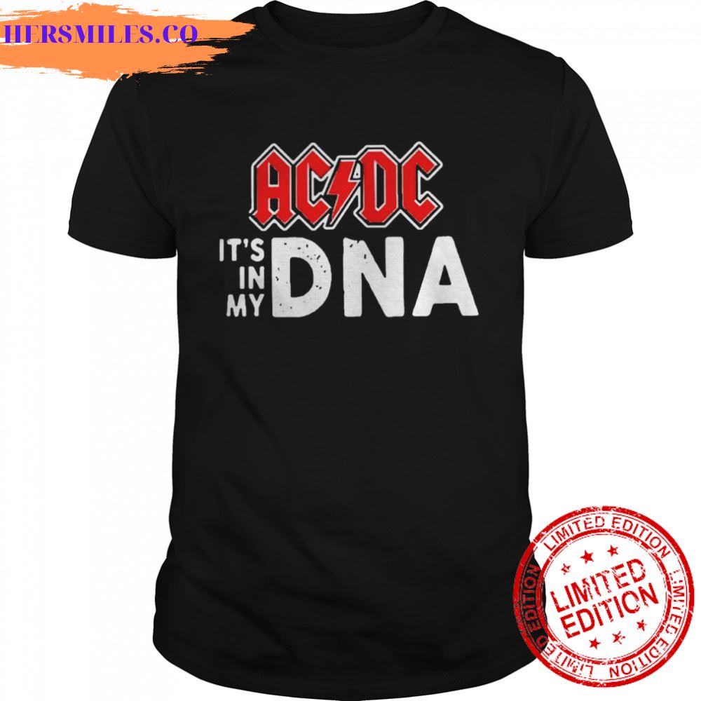 ACDC it’s in my dna 2022 shirt
