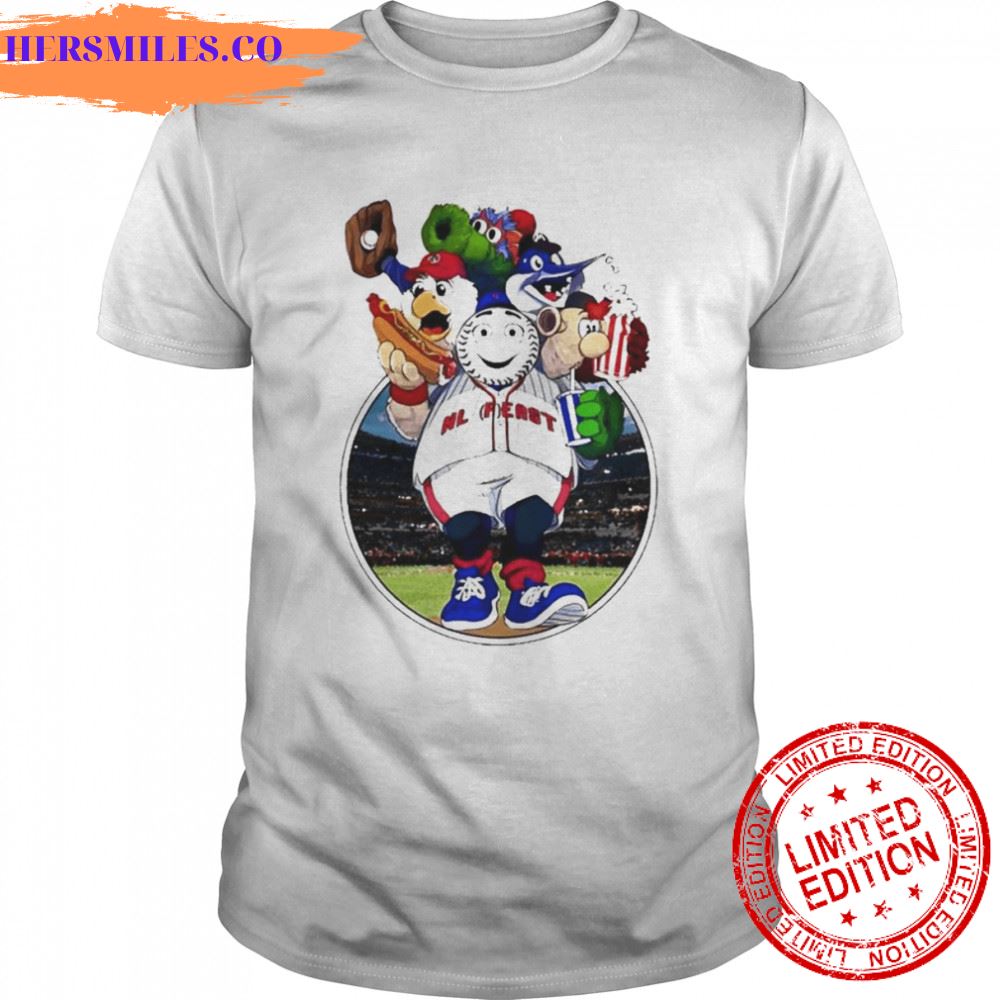 All Mascot NL East Baseball 2022 Shirt All Mascot NL East Baseball 2022 Shirt