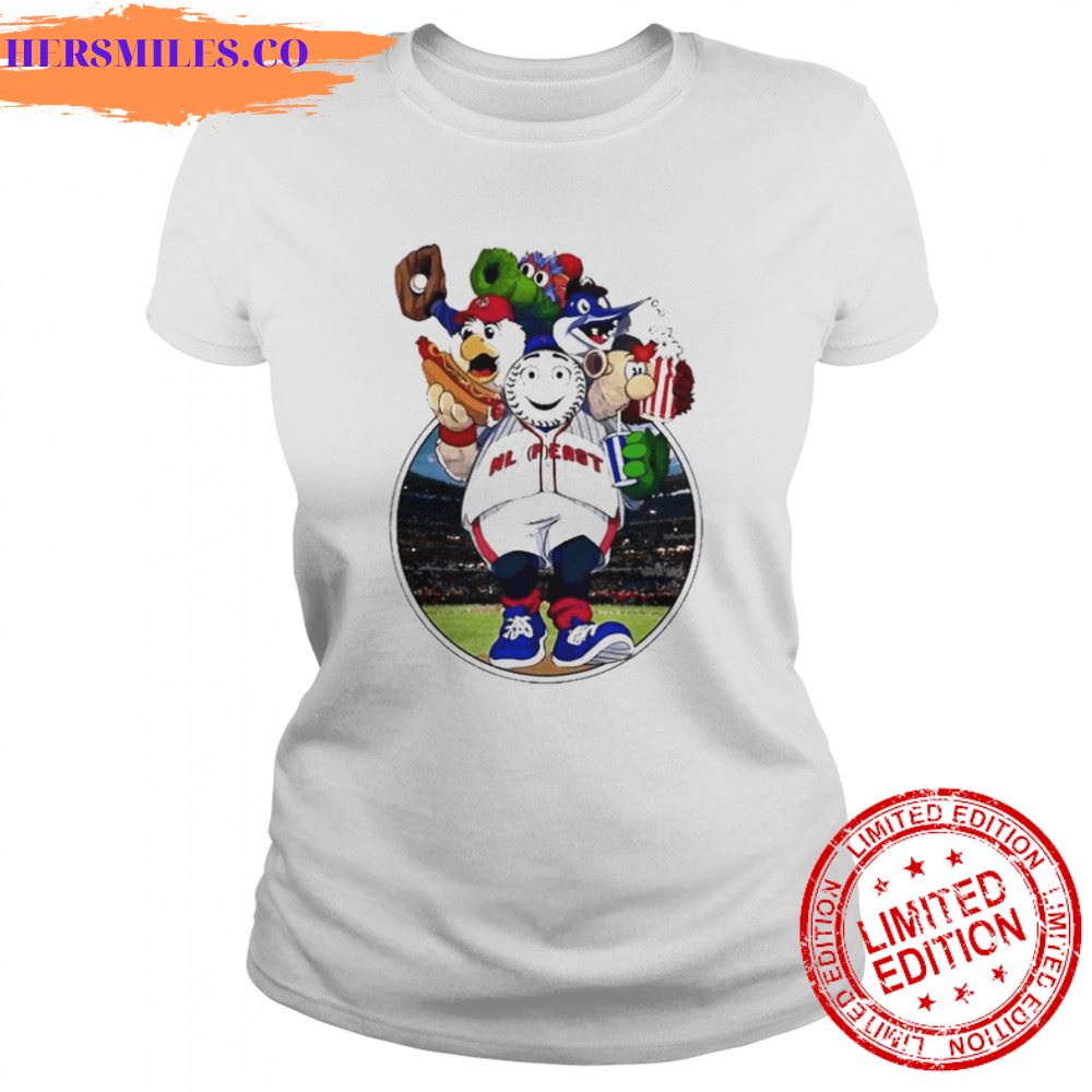 All Mascot NL East Baseball 2022 Shirt All Mascot NL East Baseball 2022 Shirt