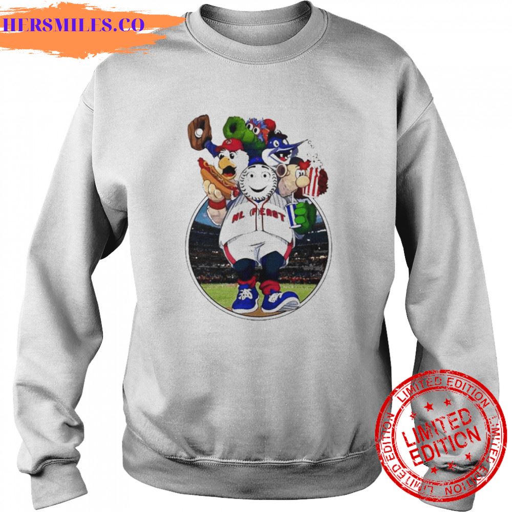 All Mascot NL East Baseball 2022 Shirt All Mascot NL East Baseball 2022 Shirt