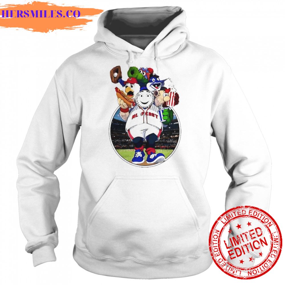 All Mascot NL East Baseball 2022 Shirt All Mascot NL East Baseball 2022 Shirt