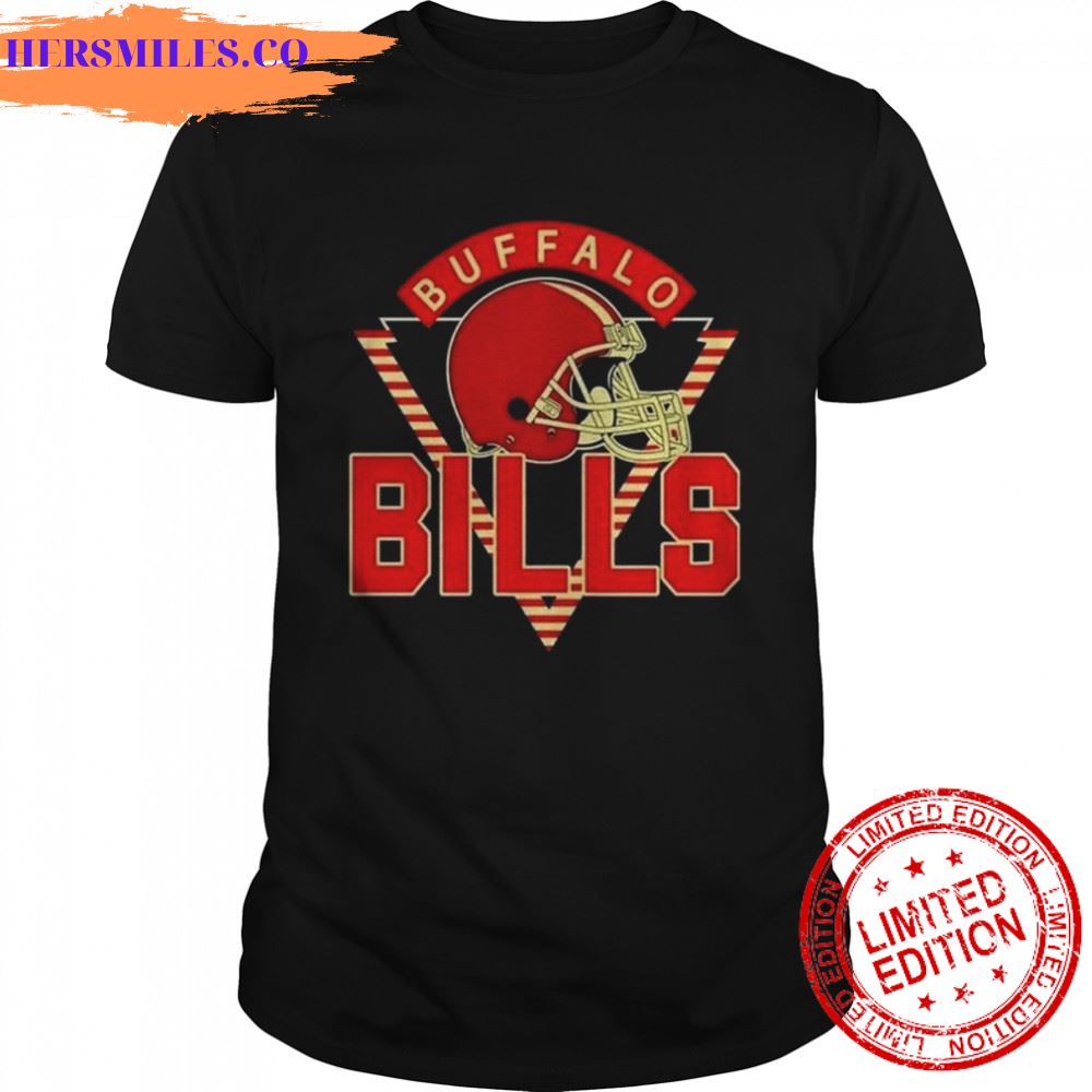 Buffalo Bills Football Helmet Vintage Style Shirt