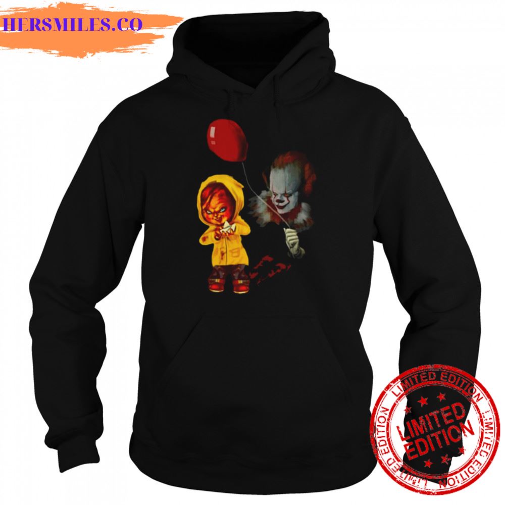 Clown And Chucky T-Shirt - Hersmiles