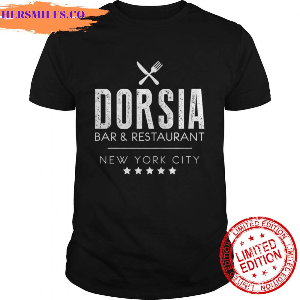 Dorsia Bar & Restaurant New York City Design American Psycho shirt