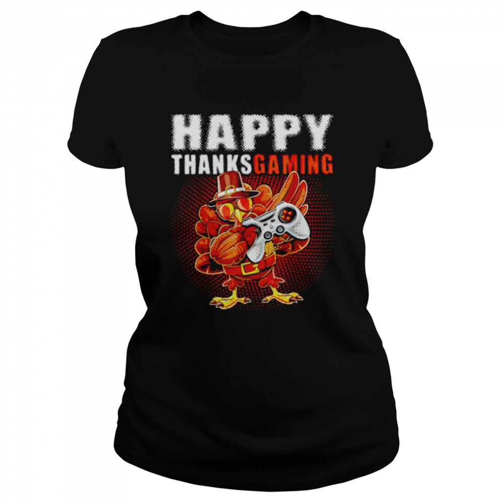 gamer turkey happy Thanksgiving shirt