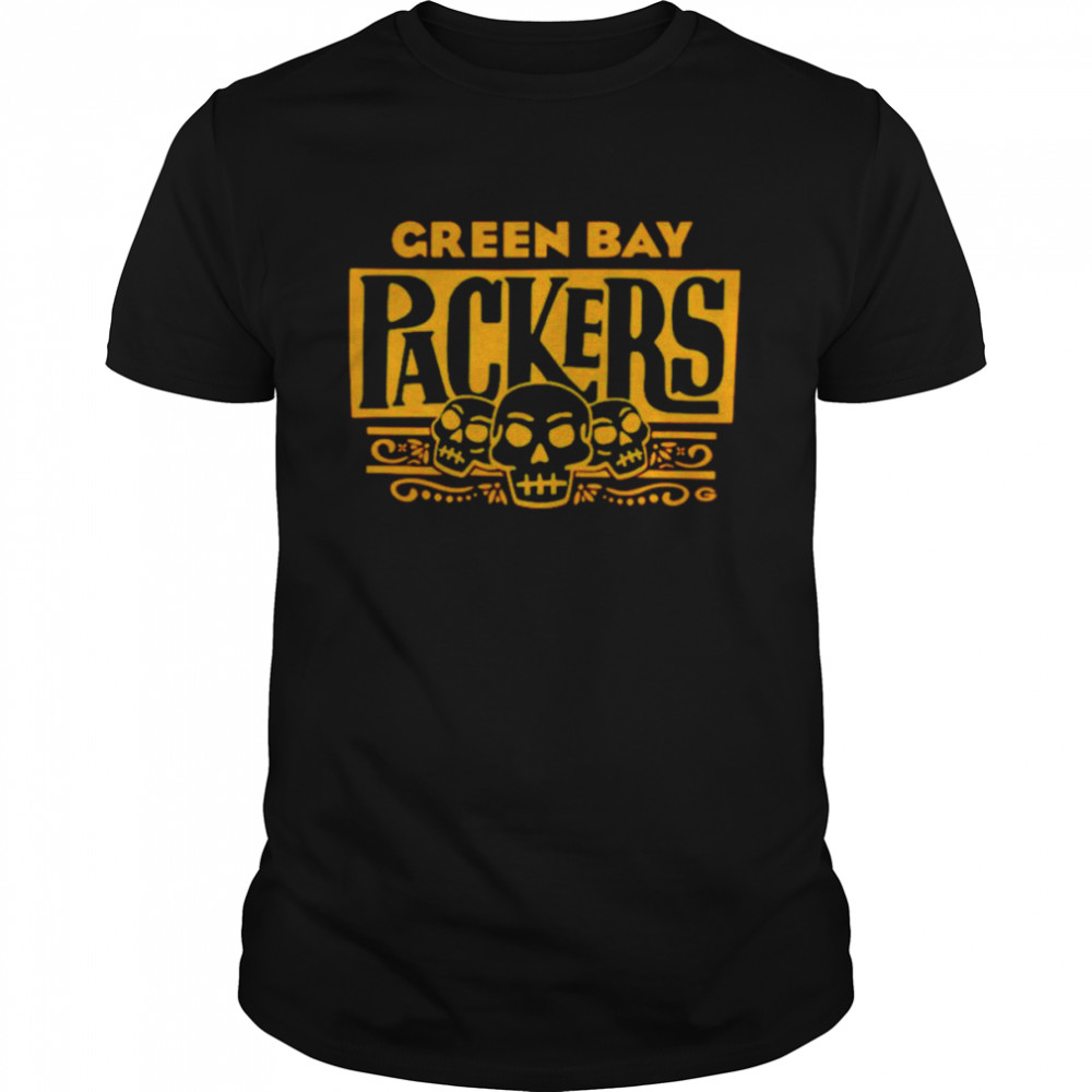 Green Bay Packers sugar skull shirt