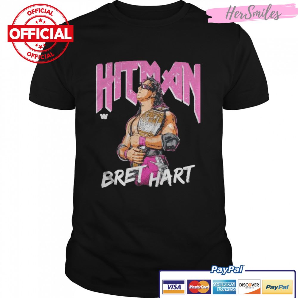 hitman Bret Hart professional wrestler shirt