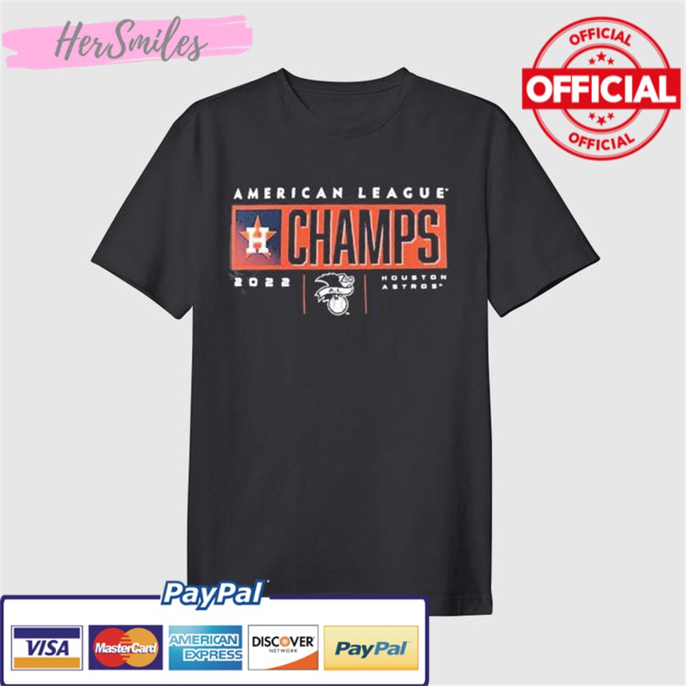Houston Astros Fanatics Branded Youth 2022 American League Champions Roster Shirt