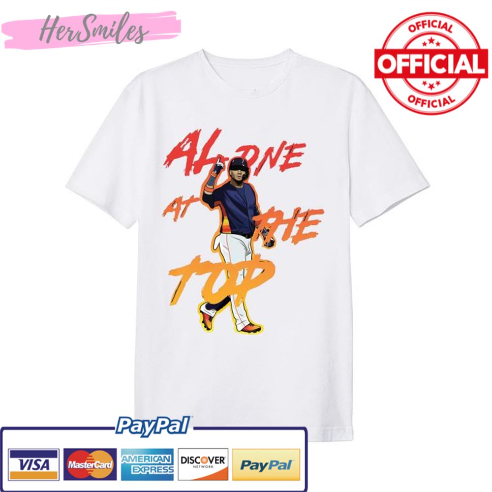 Houston Astros Jeremy Peña Alone At The Top Shirt