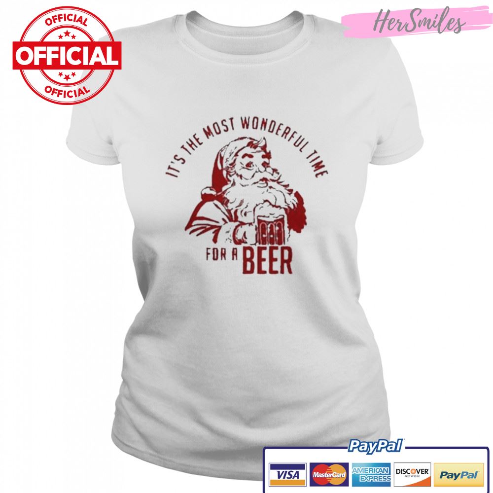 It is The Most Wonderful Time For A Beer Christmas Beer Shirt