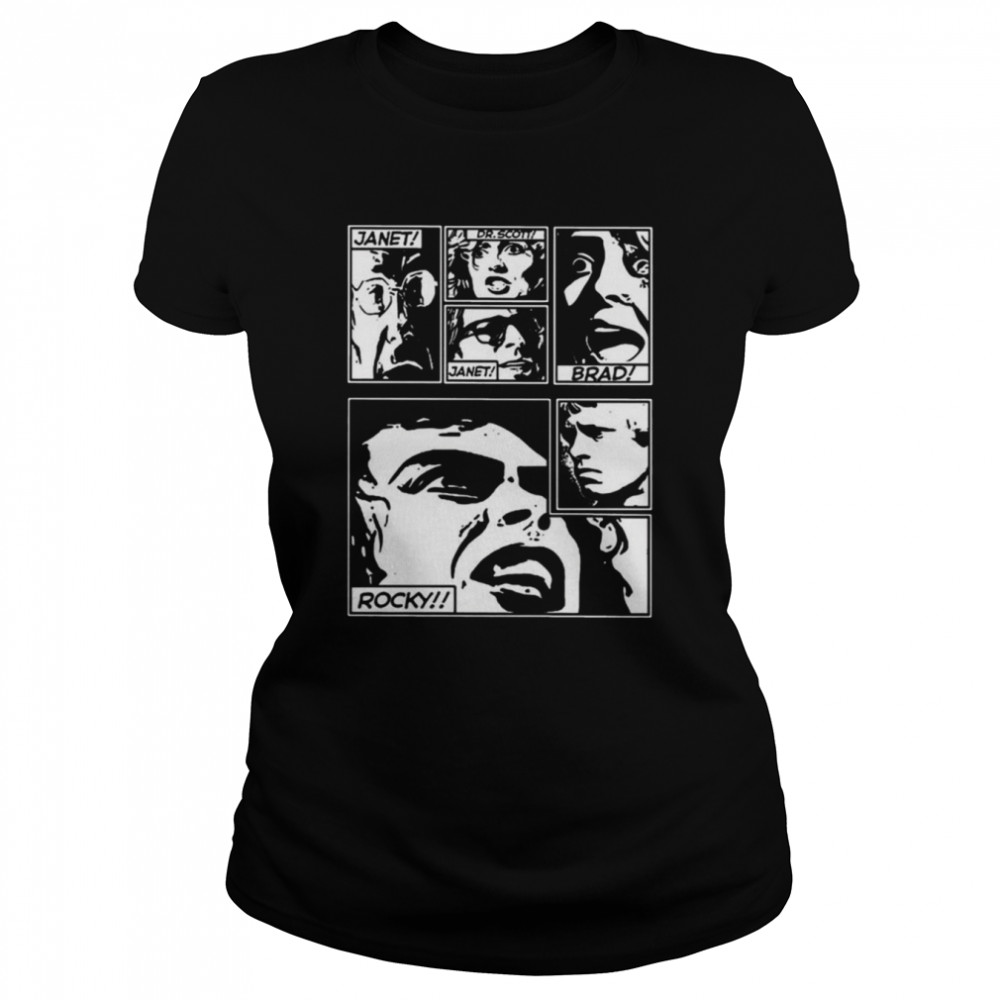 Janet Dr Scott Janet Brad Rocky The Rocky Horror Picture Show shirt