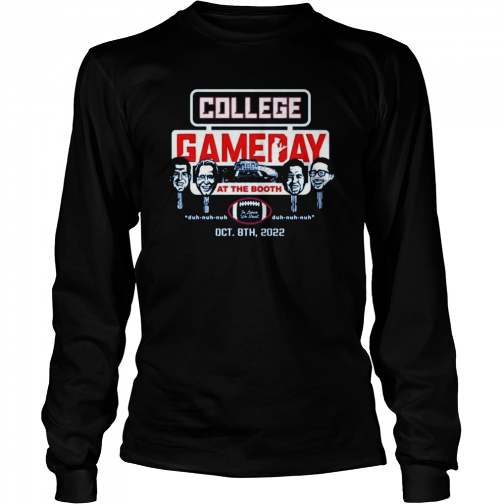Kansas Jayhawk College Gameday At The Booth Oct 8th 2022 Shirt