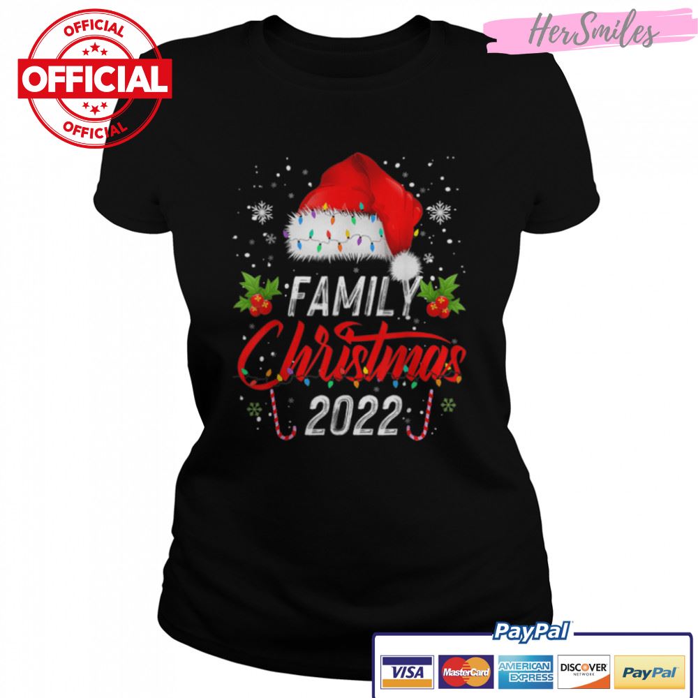 Matching Family Christmas 2022 Team Santa Elf Squad Pajamas T-Shirt B0BKLHRHM9