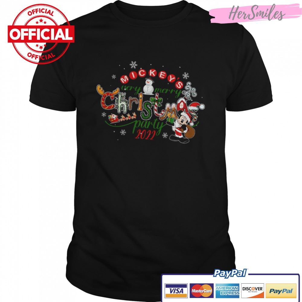 Mickey’s Very Merry Christmas Party 2022 shirt
