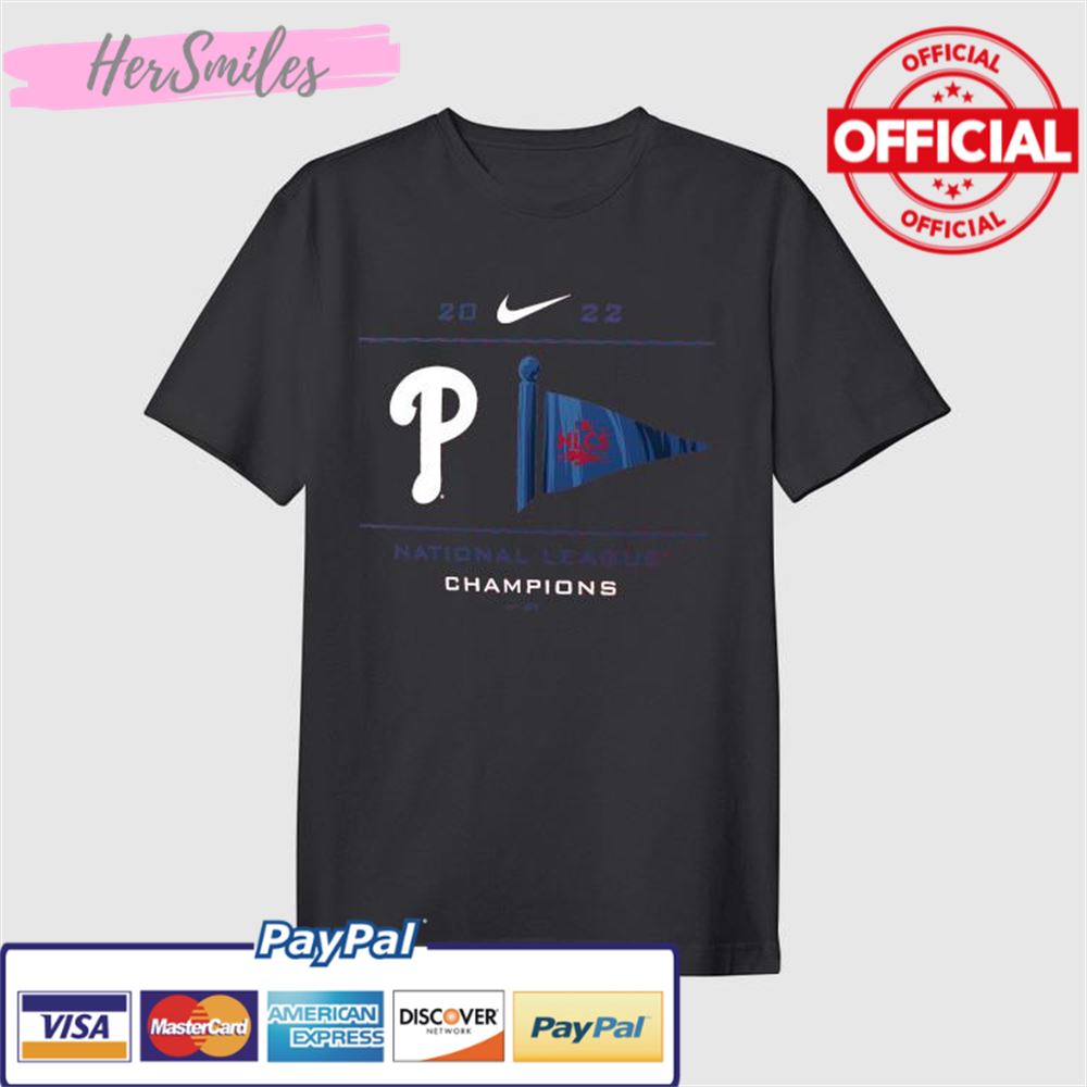 Philadelphia Phillies Nike 2022 National League Champions Pennant T-Shirt