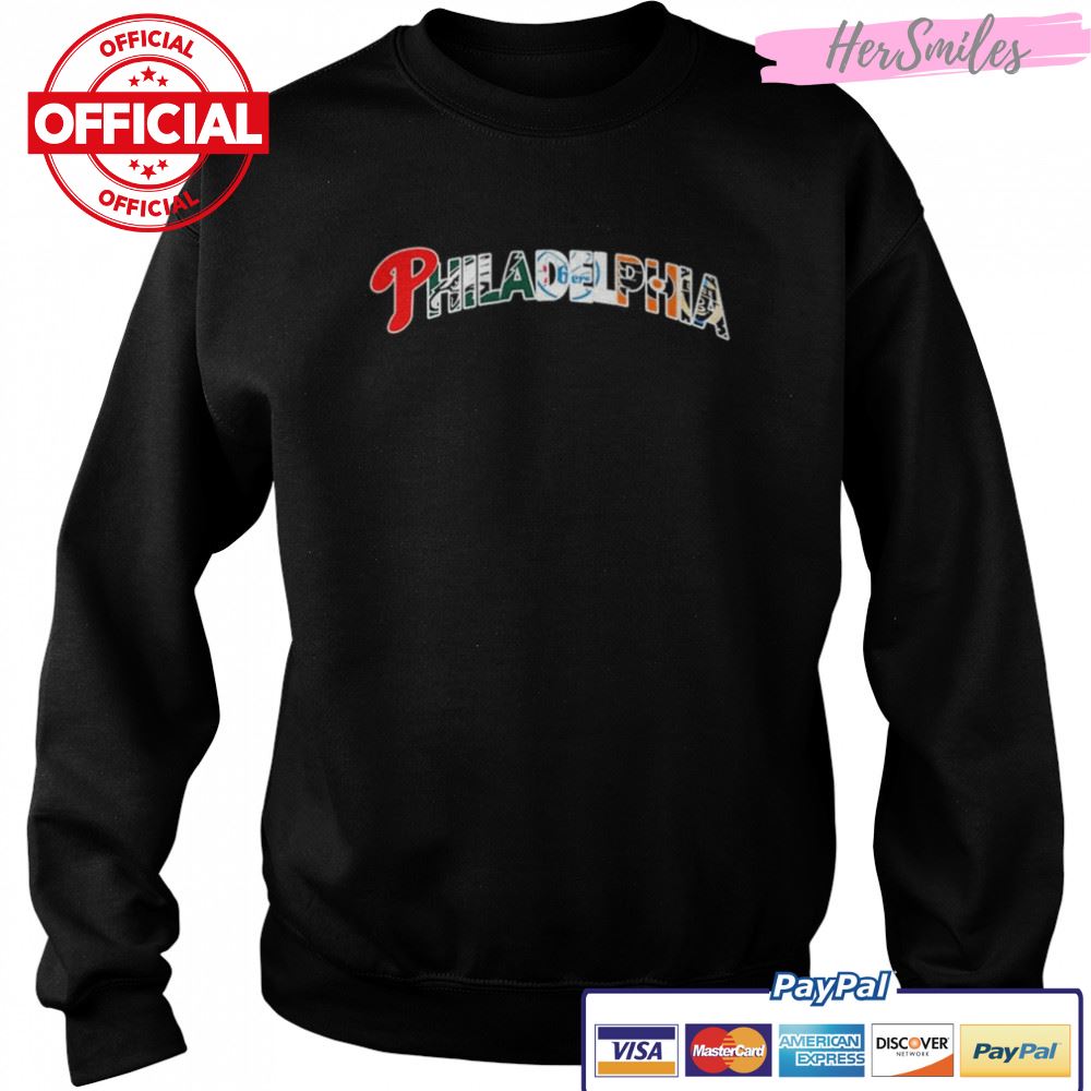 Philadelphia Sports Phillies And Eagles And Philadelphia Union Shirt -  Hersmiles