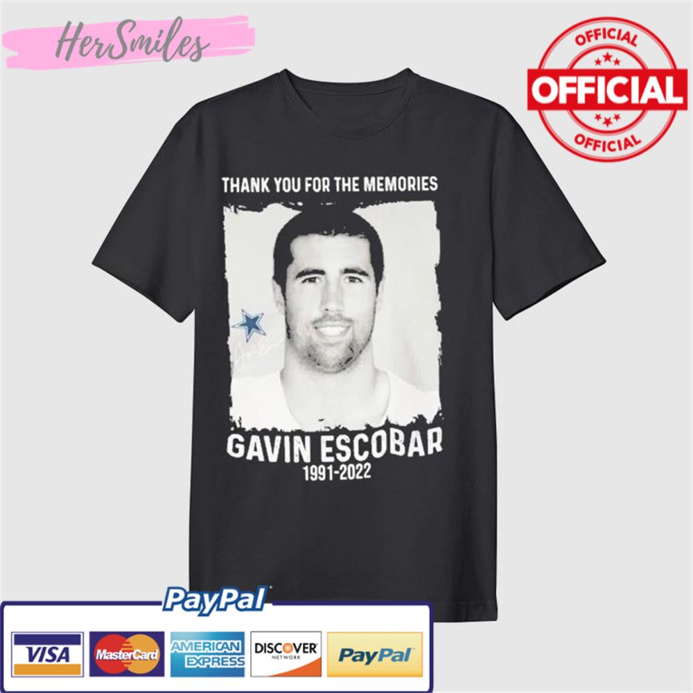 Premium thanks For Memory Of Gavin Escobar T-Shirt