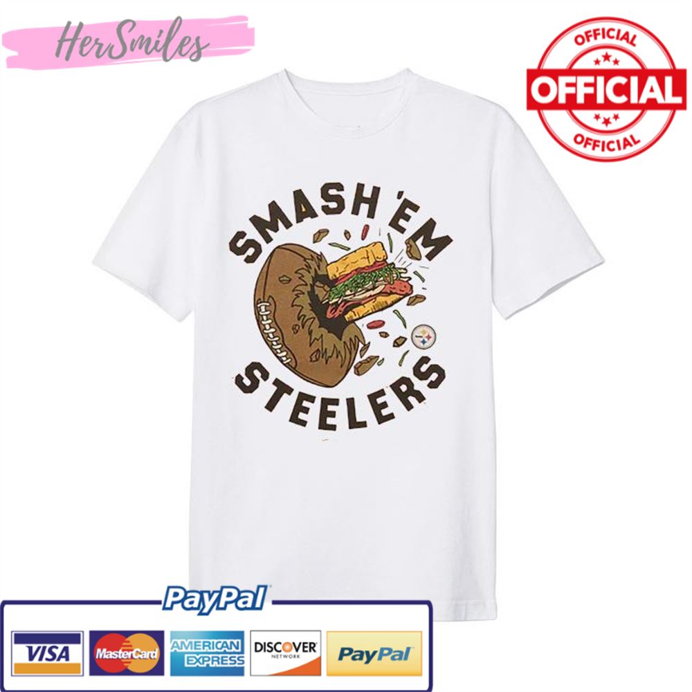 Smash ‘Em Steelers Pittsburgh Steelers T-Shirt