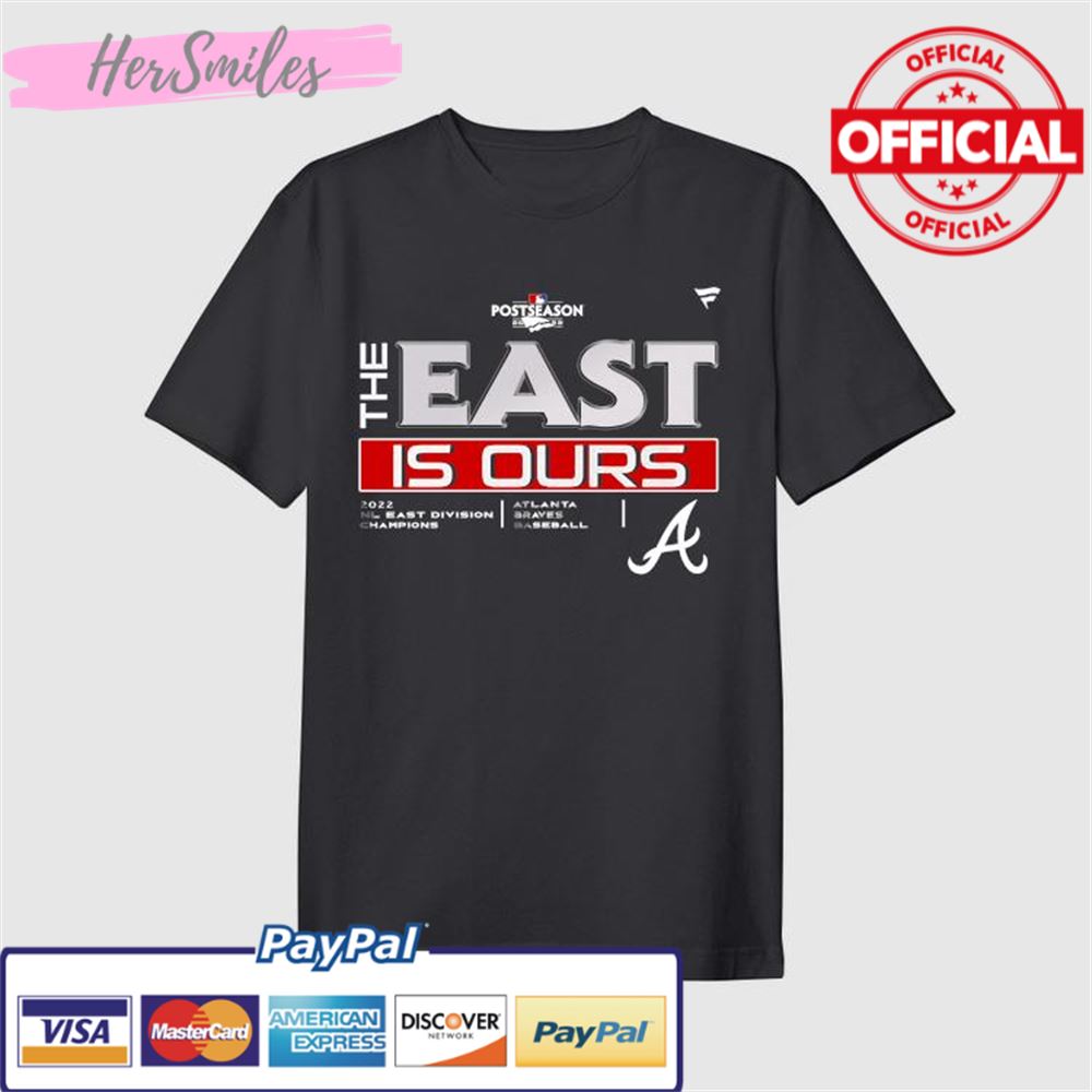 The Atlanta Braves 2022 NL East Division Champions Locker Room T-Shirt