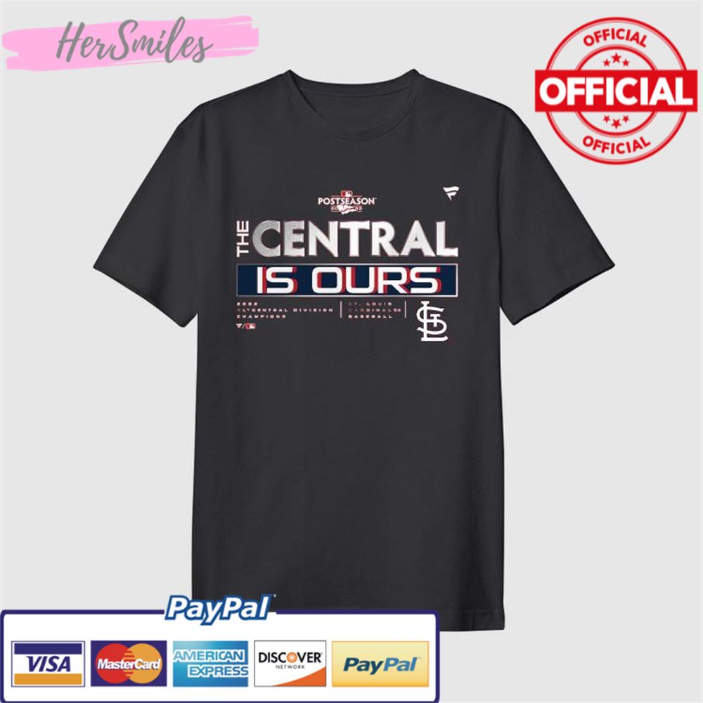 The Central Is Ours St. Louis Cardinals 2022 NL Central Division Champions T-Shirt