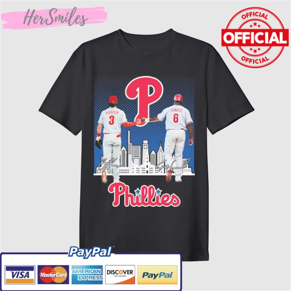 The Phillies Bryce Harper And Ryan Howard Signatures T-Shirt