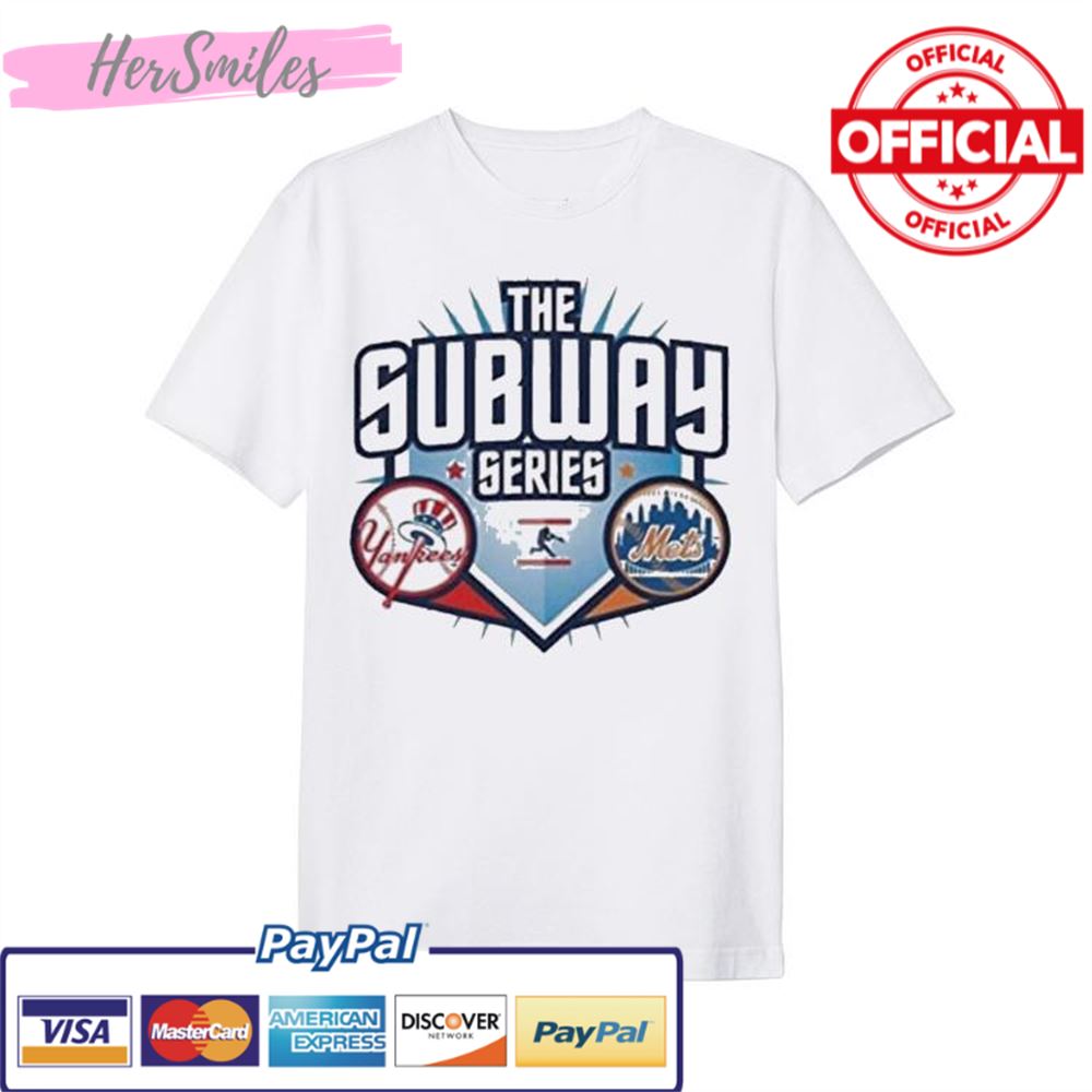 The Subway Baseball Series Yankees And Mets T-Shirt