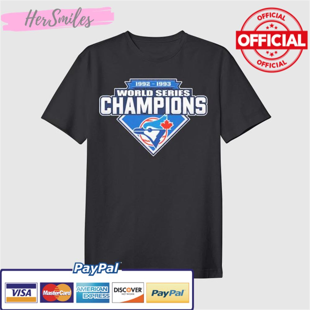 Toronto Blue Jays 1992-1993 World Series Champions Shirt