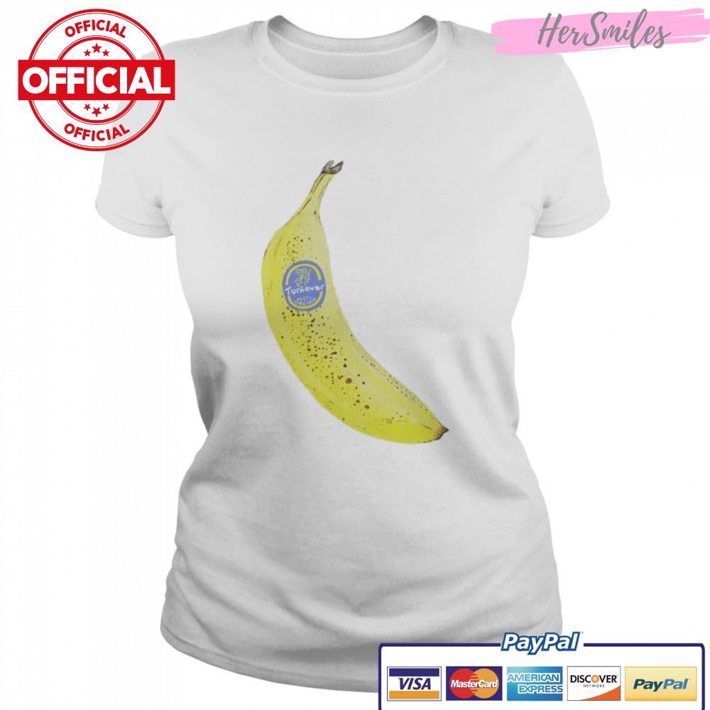 Turnover Music Net Mustard Banana shirt