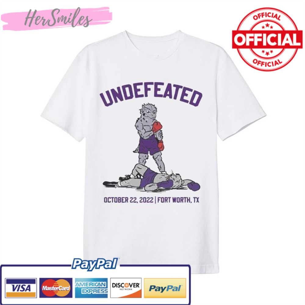 Undefeated Knockout Kansas State Beat TCU Horned Frogs October 22, 2022 Shirt
