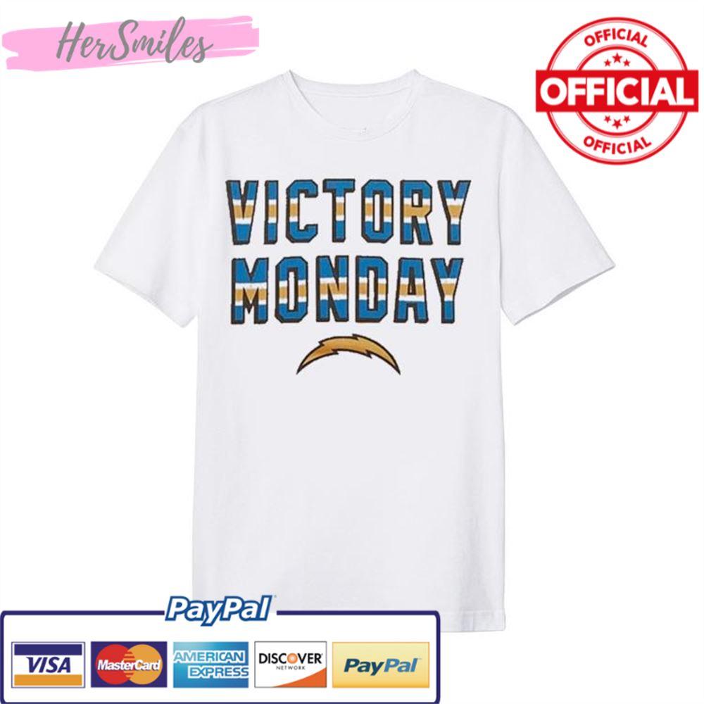 Victory Monday Los Angeles Chargers T-Shirt