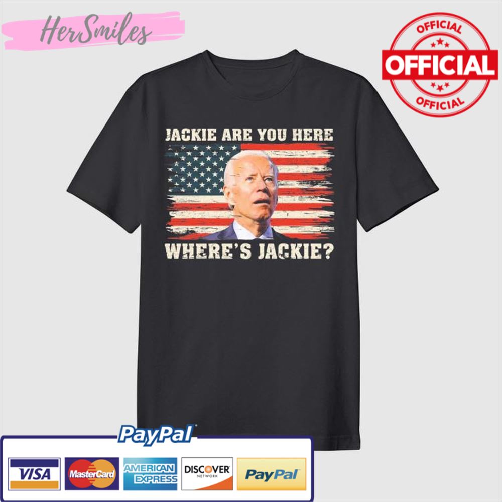 Where's Jackie Funny Anti Biden T-Shirt