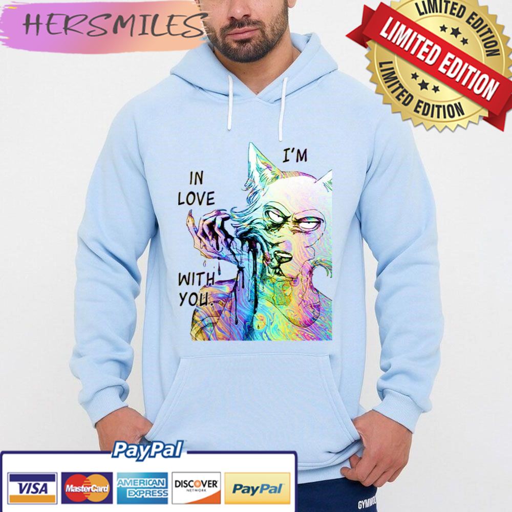 Beastars Legosi I’m In Love With You Trending Unisex Hoodie T-shirt