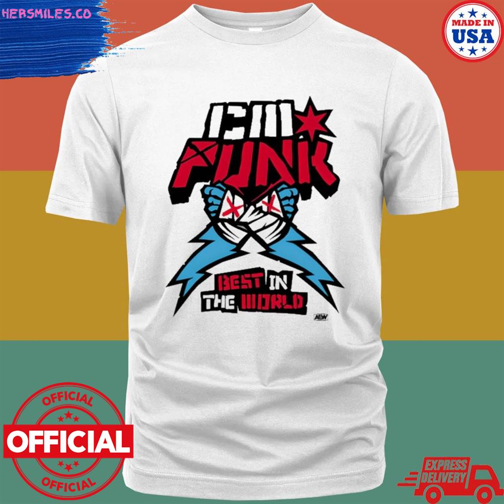 Cm Punk Best In The World Supercharged Ringer shirt