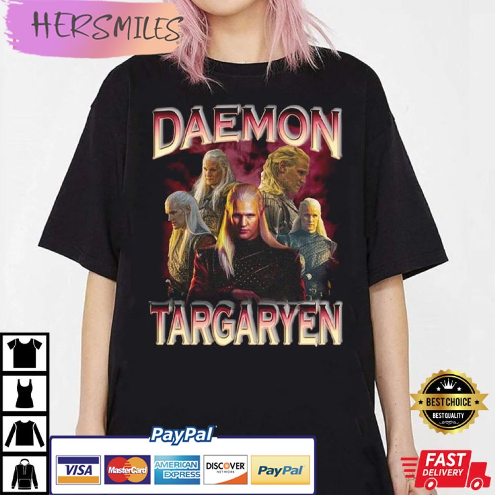 Daemon Targaryen, House Of The Dragon Gift For Fan T-Shirt