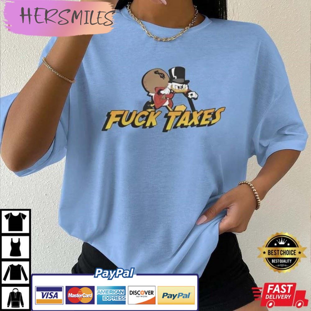 Disney Scrooge Mcduck Fuck T-Axes Best T-Shirt