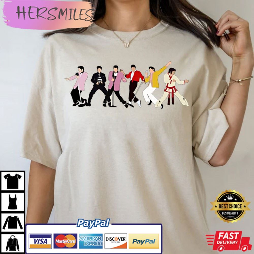 Elvis Presley Merch Vintage Unisex Best T-Shirt Elvis Presley Merch Vintage Unisex Best T-Shirt