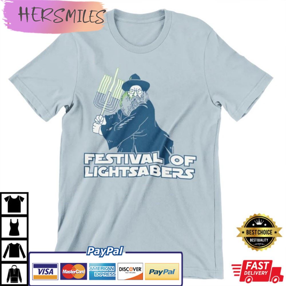 Festival Of Lightsabers Shirt, Jewish Star Wars Best T-shirt