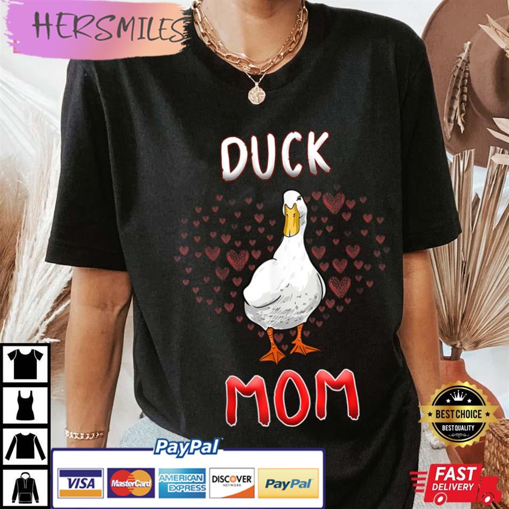 Funny Duck Mom Gift For Woman Best T-shirt