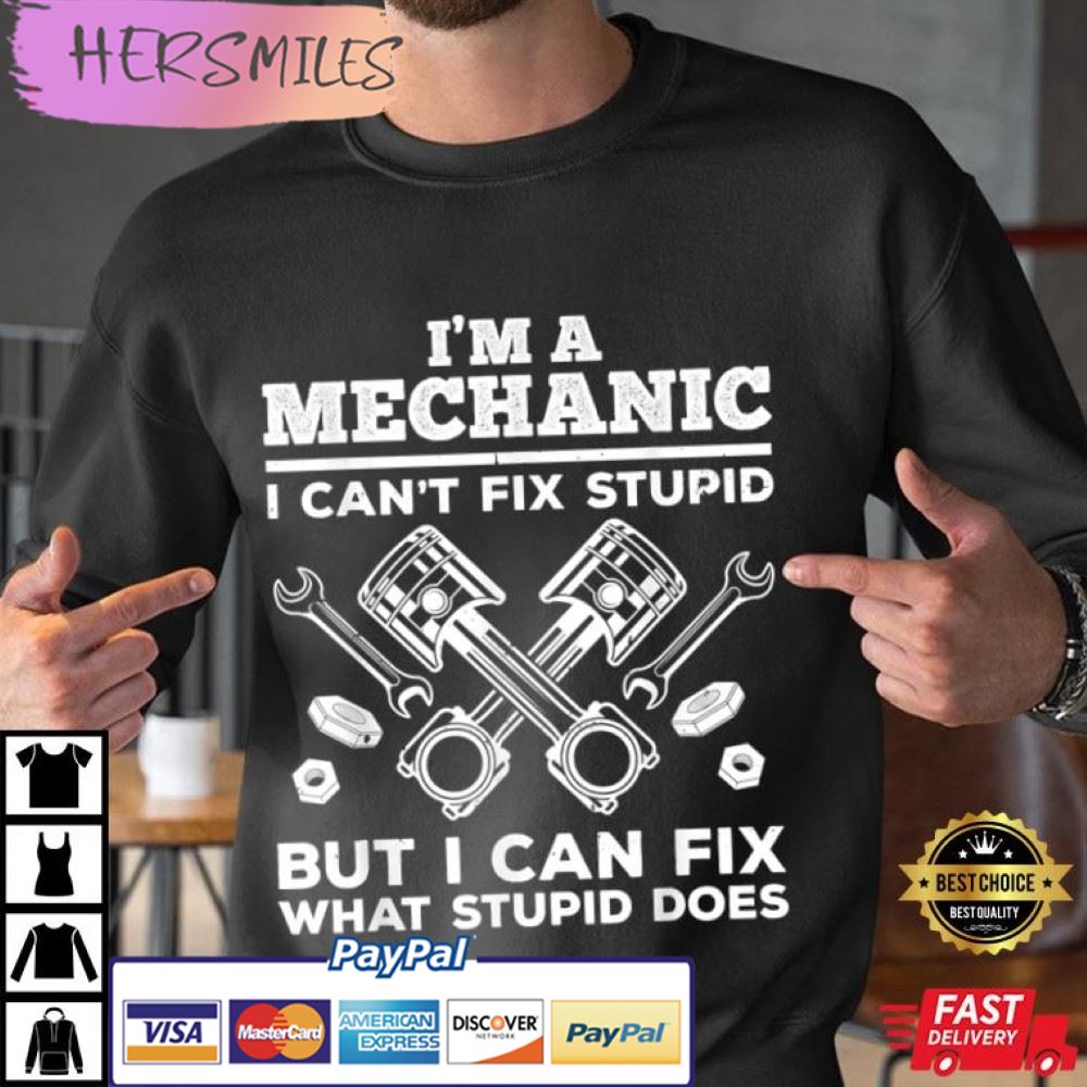 Funny Mechanic Car Auto Diesel Automobile Garage New T-Shirt