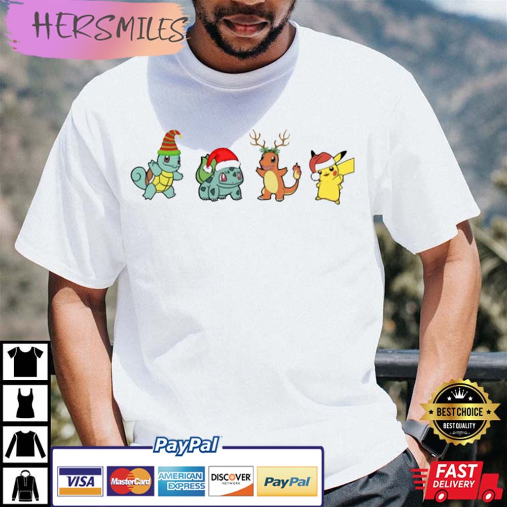 Funny Pokemon Christmas Best T-shirt Funny Pokemon Christmas Best T-shirt