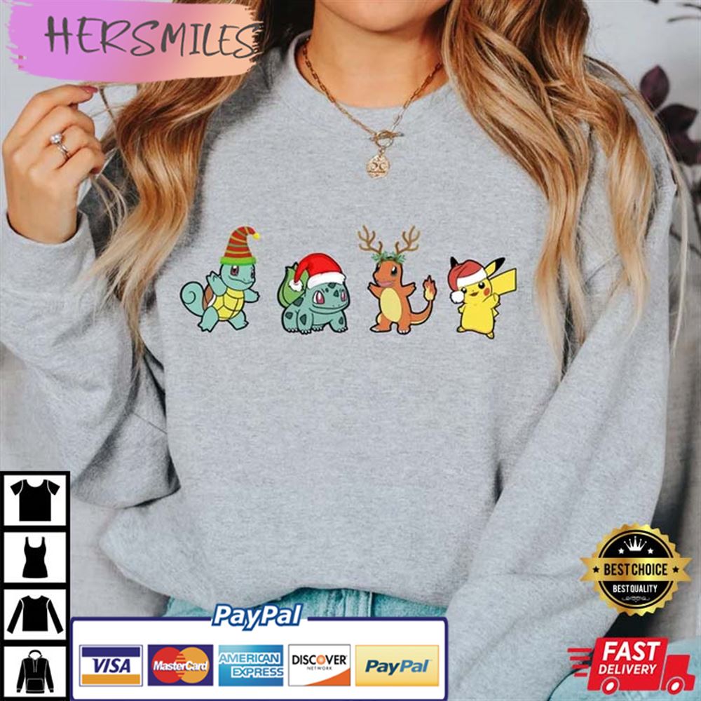 Funny Pokemon Christmas Best T-shirt Funny Pokemon Christmas Best T-shirt