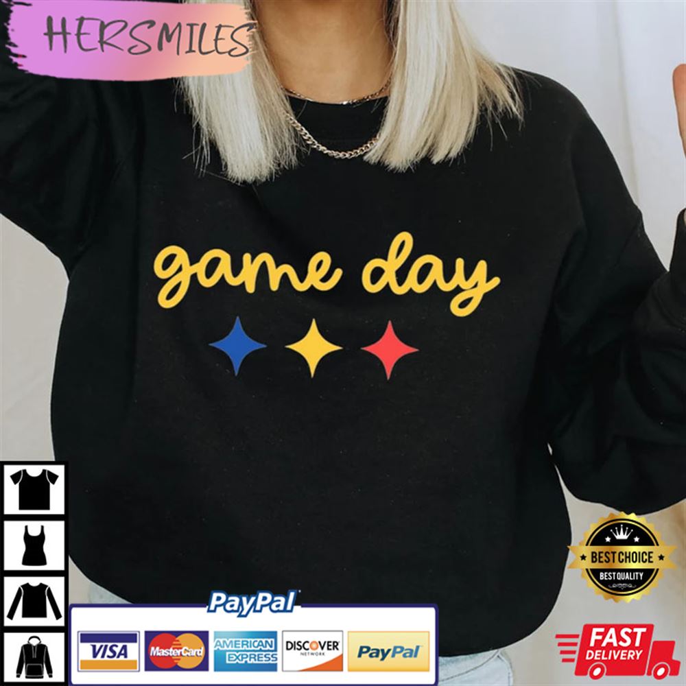 Game Day Steelers, Pittsburgh Steelers Gift For Fan T-shirt