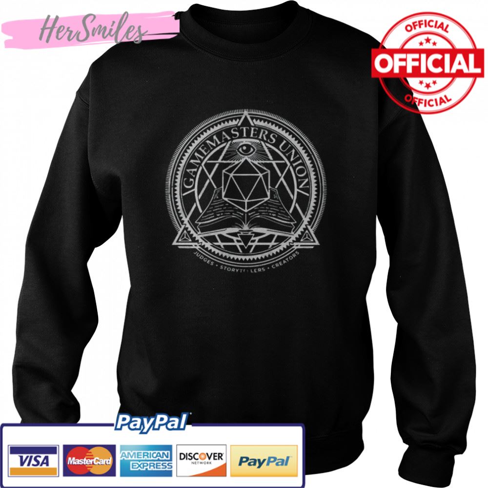 Gamemasters Union Funny Dungeons And Dragons Dnd D20 shirt Gamemasters Union Funny Dungeons And Dragons Dnd D20 shirt