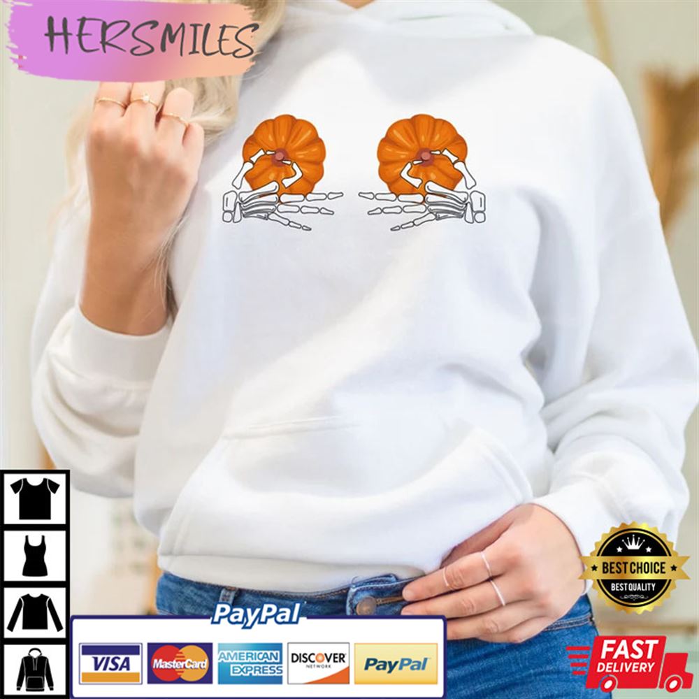 Halloween Skeleton Pumpkin Boob Spooky Season Best T-shirt Halloween Skeleton Pumpkin Boob Spooky Season Best T-shirt