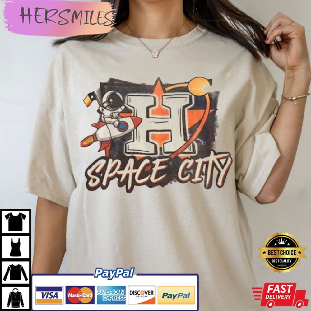 Houston Astros Space City Baseball Vintage Best T-Shirt