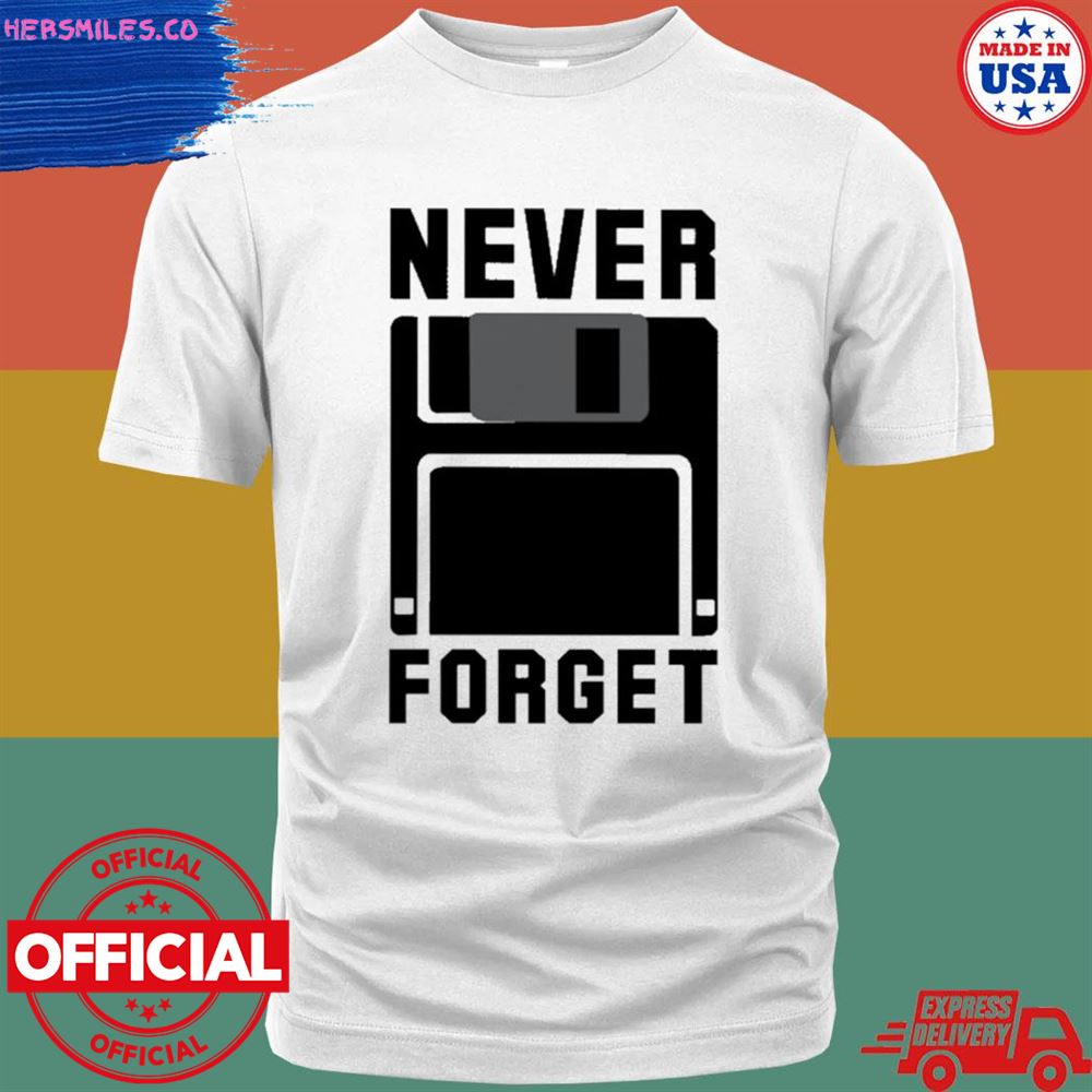 Jack forge floppy disk never forget shirt