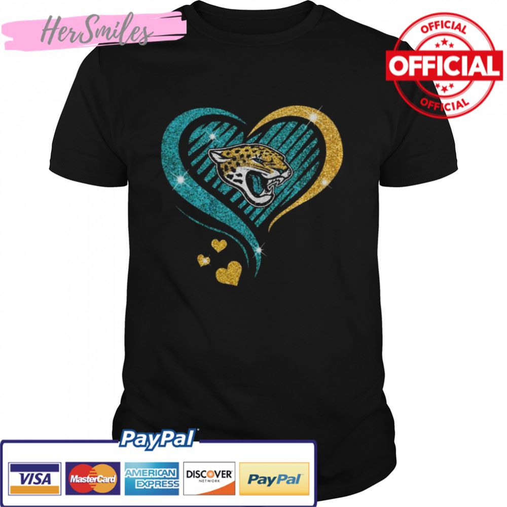 Jacksonville Jaguars football Heart Diamond shirt