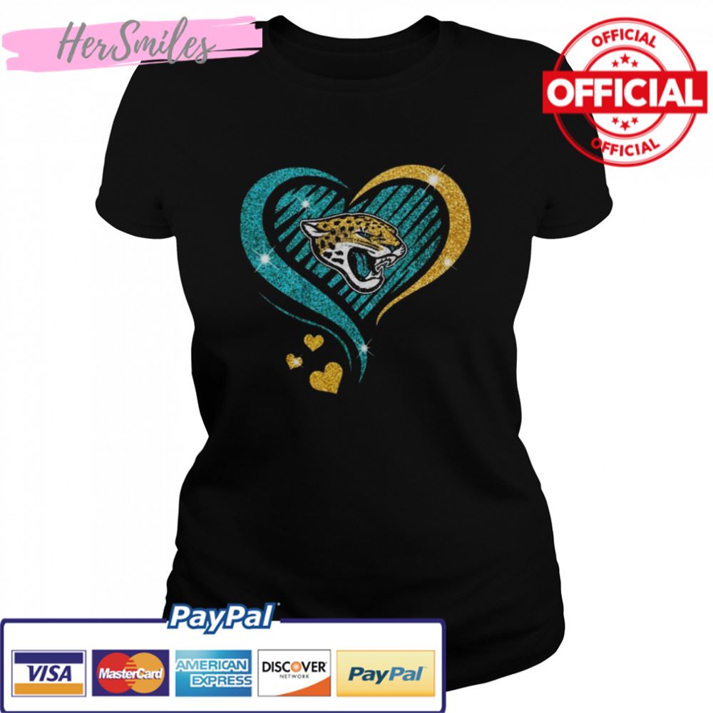Jacksonville Jaguars football Heart Diamond shirt