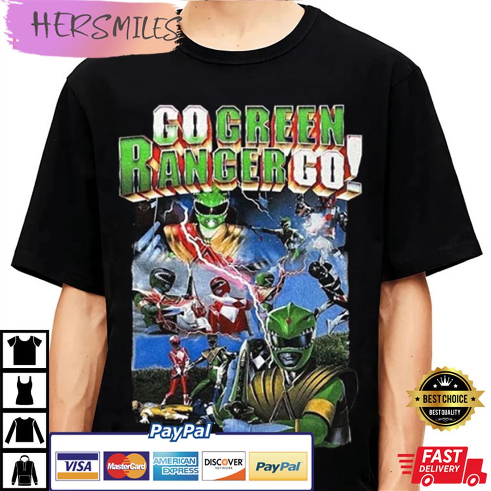 Jason David Frank, Go Green Rangers Go Gift For Fan T-shirt